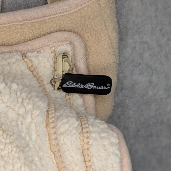 Eddie Bauer Car Baby Seat Stroller Cover Cream Fleece - Picture 6 of 16